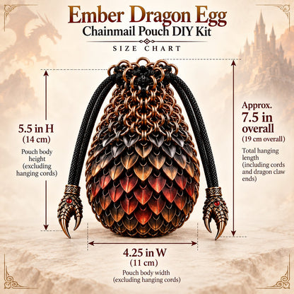 🔥🐉Dragonkeeper’s Pouch – DIY Craft Kit
