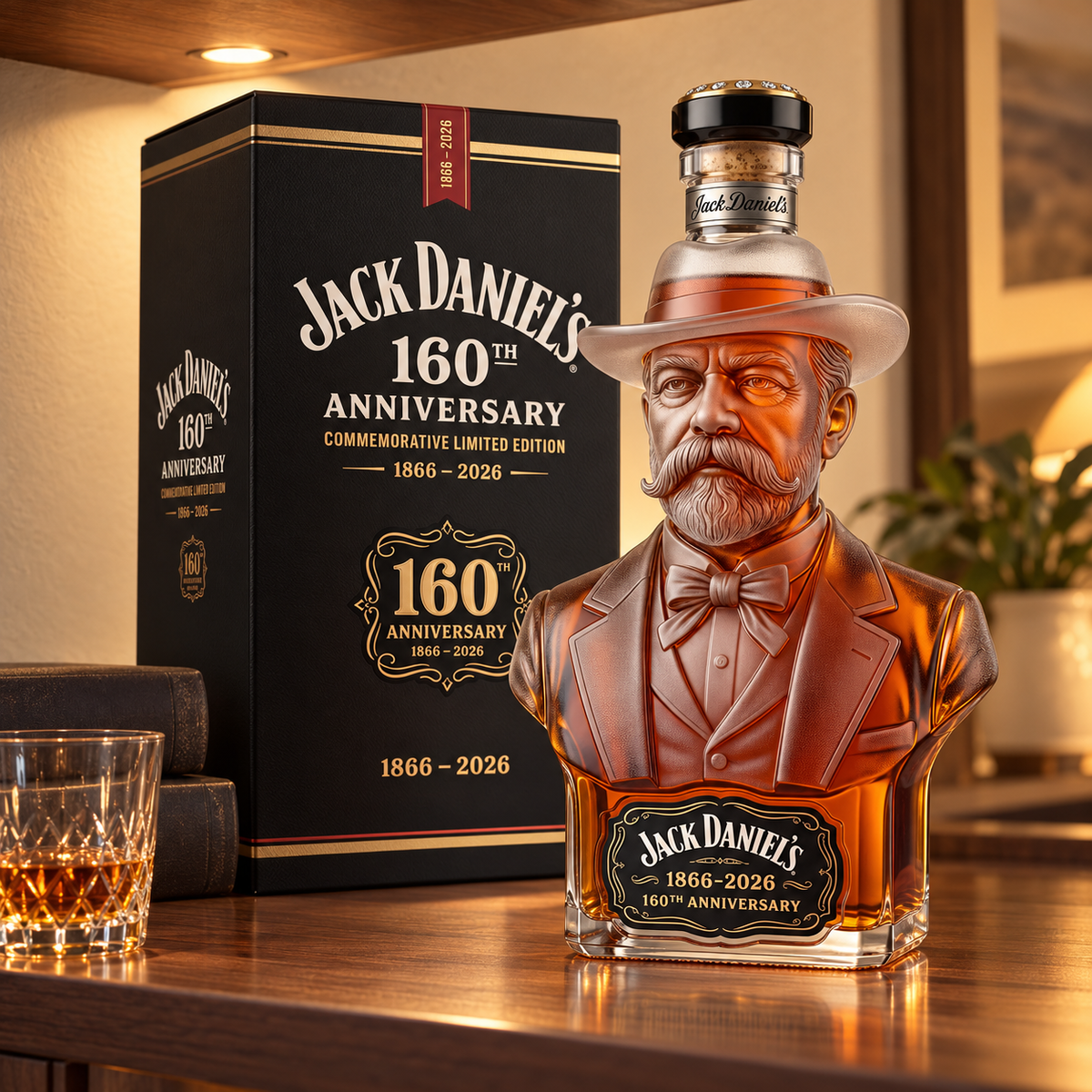Jack Daniel's 160th Anniversary Whiskey Bottle（1866 - 2026）