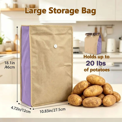 🎁LAST DAY 50% OFF- Reusable Self Sealing Potato & Onion Storage Bags