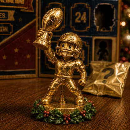 🏈 Game Day Football Advent Calendar 2026 – 24 Collectible Surprises & Hidden Golden Champion