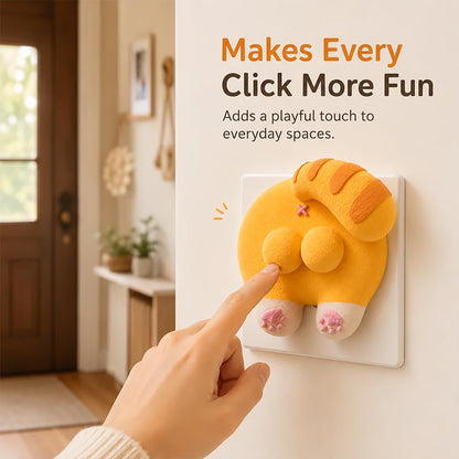 Cute Cat Butt Light Switch Cover