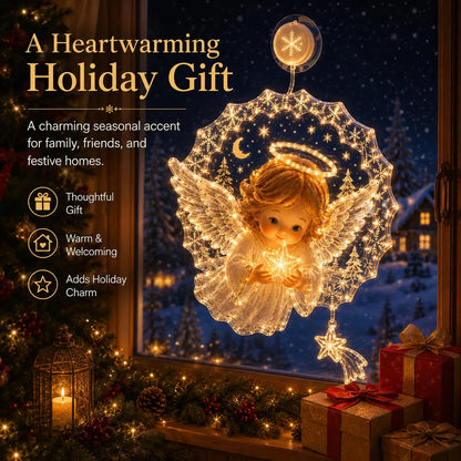✈️Last Day 50% OFF✨🎄Lighted Christmas Window Decoration with Suction Cup | Warm LED Window Light with Double-Layer Design & Multiple Festive Styles ✨