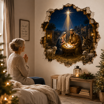 ✝️ Holy Night Nativity Portal Wall Art✨