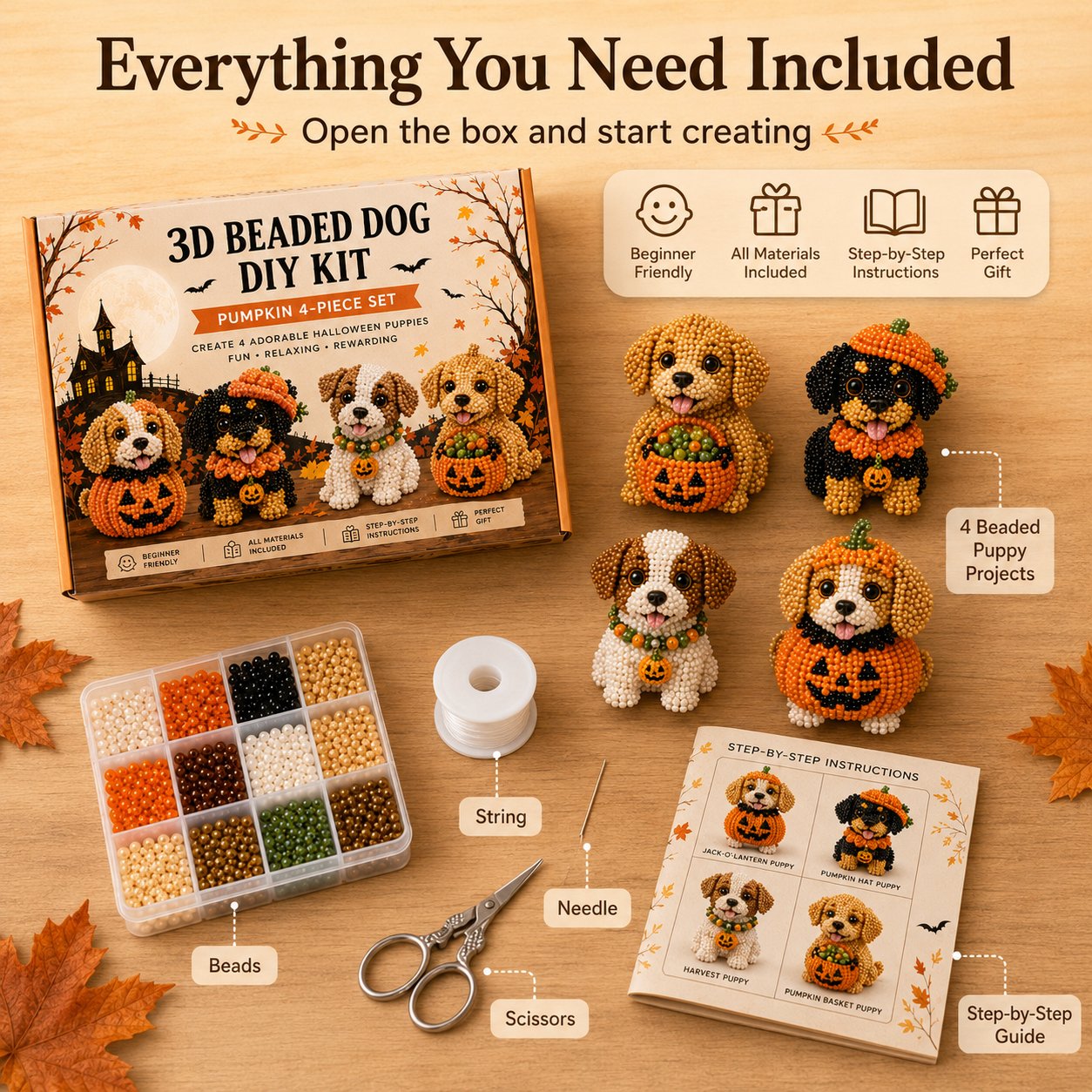 🎁🐶🎃🐶3D Halloween Dog DIY Art Set🎄Buy 2 | FREE Shipping