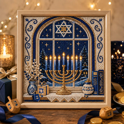 🔥LAST DAY 50% OFF - 🕎✨DIY Hanukkah Pearl Art Kit