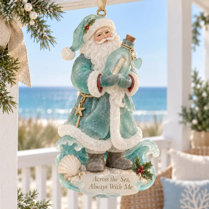 🎄Coastal Santa Christmas Ornament