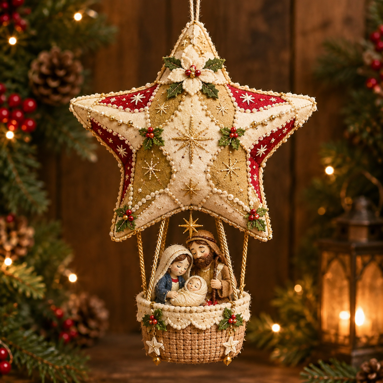 🔥LAST DAY 50% OFF - 🎈 Christmas Hot Air Balloon Hanging DIY Kit