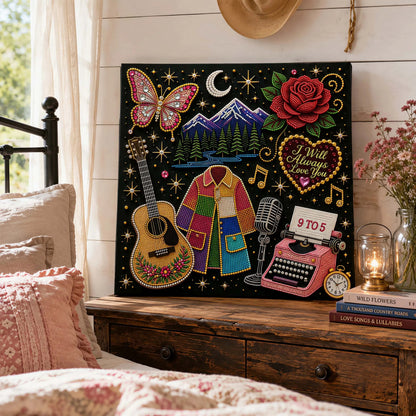 🎁🎤 Premium 3D Pearl Dolly Country Music Tribute Art Kit 💎✨