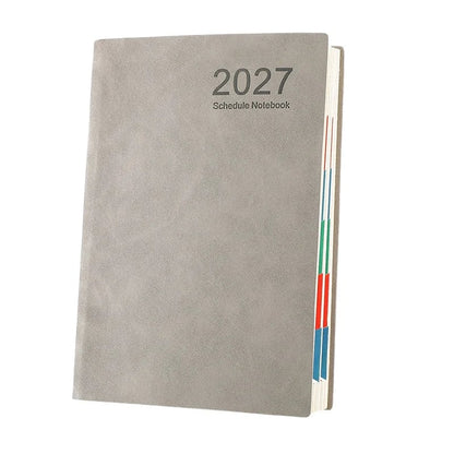 📔50% OFF NOW! 2027 Minimalist Daily Planner Notebook‑ 365‑Day Layout Journal, Lay‑Flat Binding Ink‑Proof Paper PU Cover Agenda for Time Management