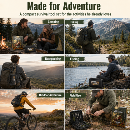⏰Limited time free shipping!🎄 2026 Men's Survival Advent Calendar