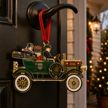 🔥Last 30pcs✨⏰ Limited anniversary edition✨49% OFF!🔥250th Anniversary Edition Vintage Car Christmas Ornament