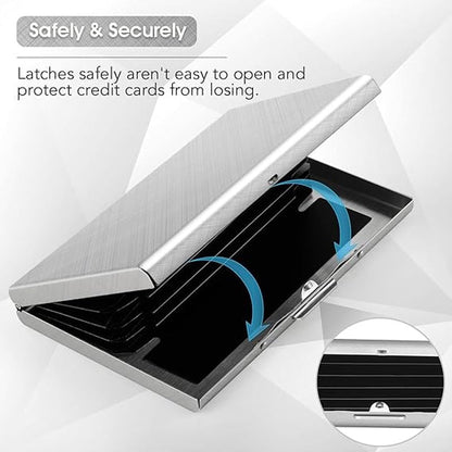 💳 Stainless Steel RFID-Blocking Card Holder