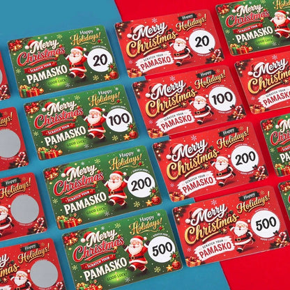 🎁🎄 Scratch & Surprise Christmas Party Cards – Festive Lucky Draw Game for Holiday Fun