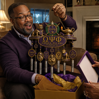Omega Psi Phi Fraternity Wind Chime