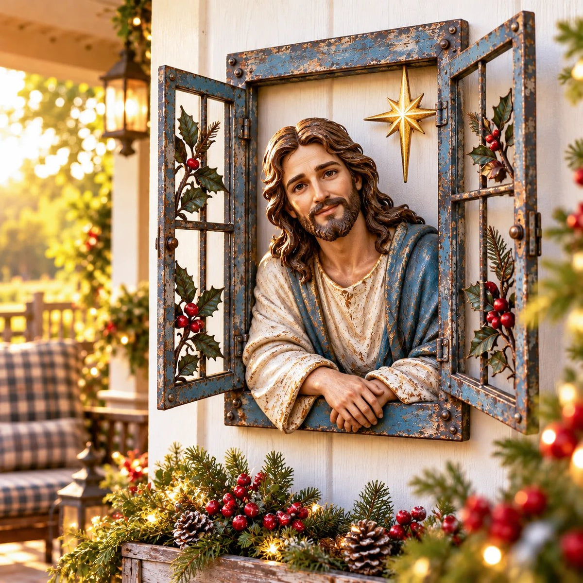 🎄🪟 Vintage Christmas Funny Window😆