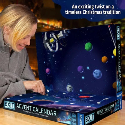 🎄 LAST DAY 49% OFF – 24-Day Cosmic Escape Room Advent Calendar🧩🚀