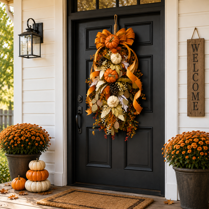 🍂Fall Wreath for Front Door
