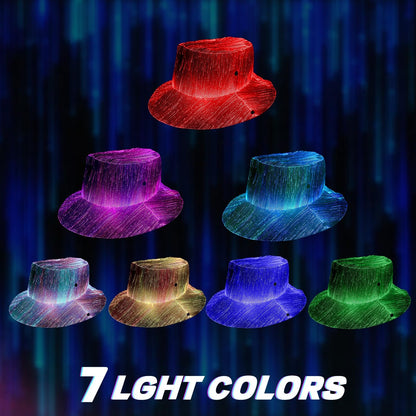 LED Light Up Cowboy Hat