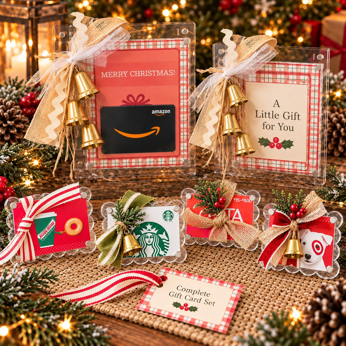 Complete Christmas gift card holder collection