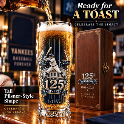 Let’s Go Tribe! 125th Anniversary Commemorative Pint Glass