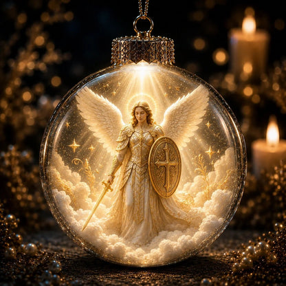🔥🎁⏳ Last Day 49% OFF – ✝️ Illuminated 3D Christian Faith Ornament Collection | Clear Globe with Sacred Figures, Warm Golden Glow & 8 Meaningful Designs ✨