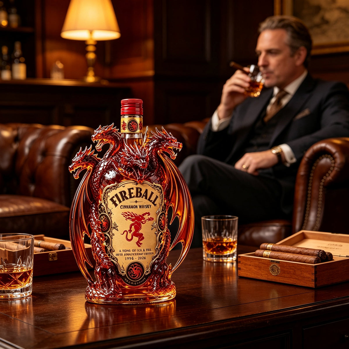 🐉🔥 Legendary Dragon Bar Decanter – Sculpted Collector Bottle for Home Bar & Gifting