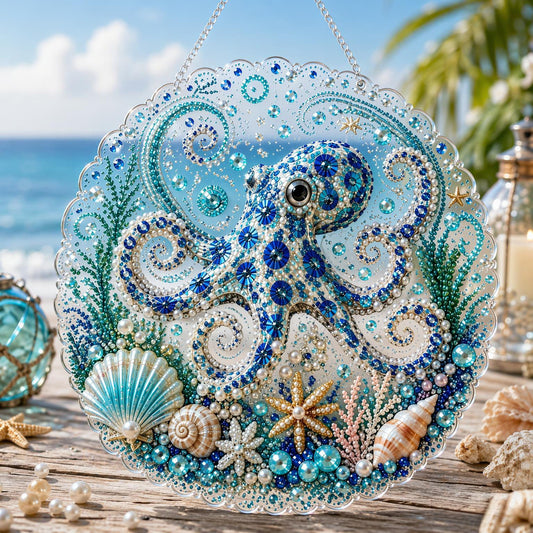 🔥  🌊✨Ocean Pearl Art DIY Hanging Ornament Kit