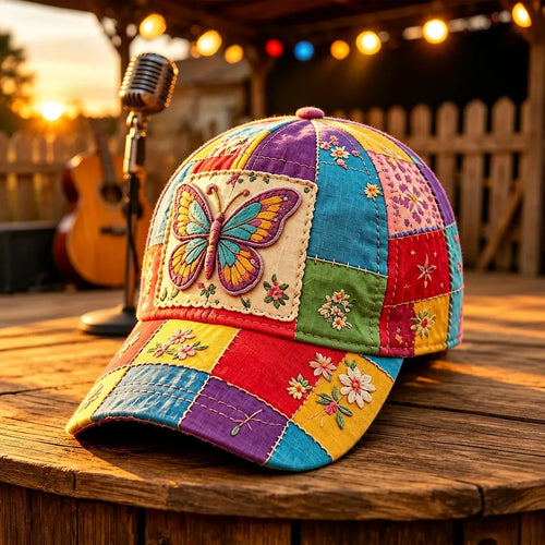 🎁 Coat of Many Colors — Country Queen Butterfly Cap