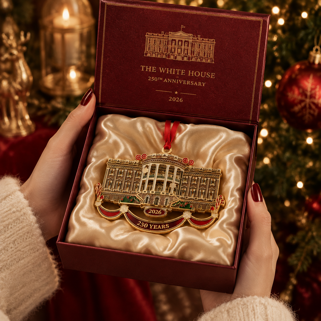 🔥White House Christmas tree ornaments