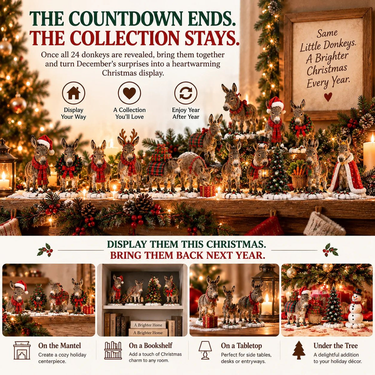 🔥😍 Kind Ears, Brighter Days — 24-Day Donkey Christmas Collection