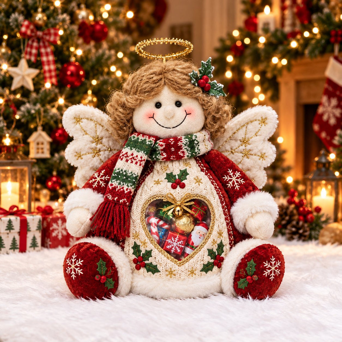 🎅 Refillable Christmas Figurine Treat Holder
