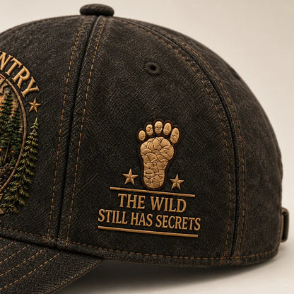 🔥LAST DAY 50% OFF - 2027 Bigfoot Country Heritage Cap – Pacific Northwest Vintage Washed Embroidered Hat (🧢100% Cotton)