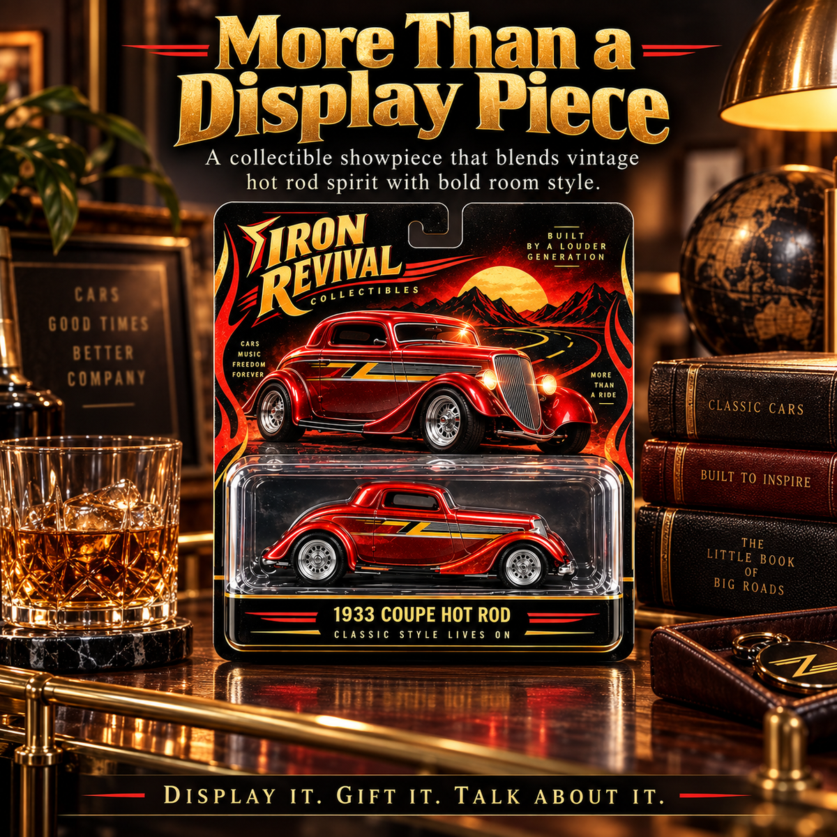 ZZ Top ’33 Ford Coupe Hot Rod 'Eliminator' Die-Cast Collectible
