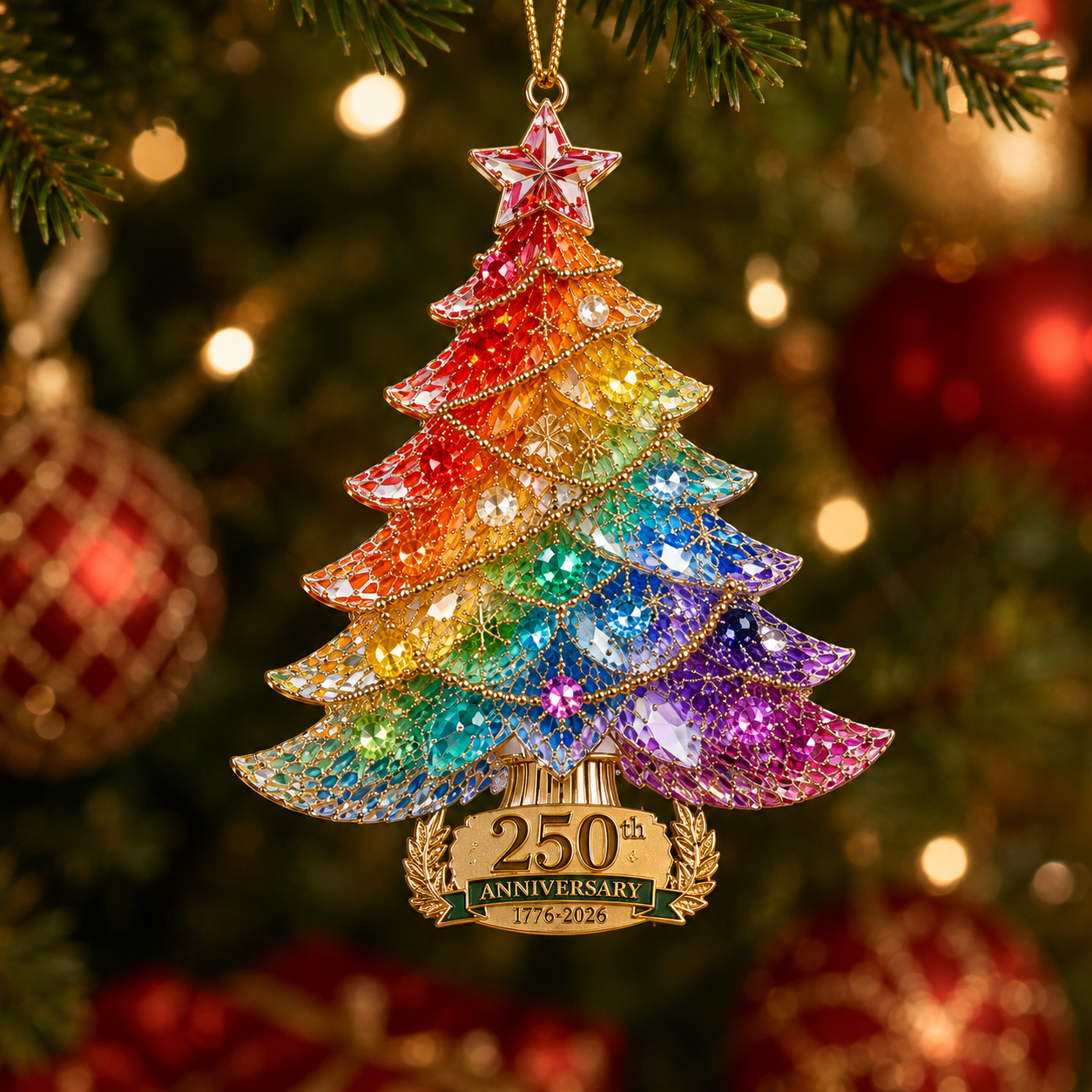 🔥Last 30pcs✨⏰ Limited anniversary edition✨49% OFF!🔥250th Anniversary Crystal Christmas Tree