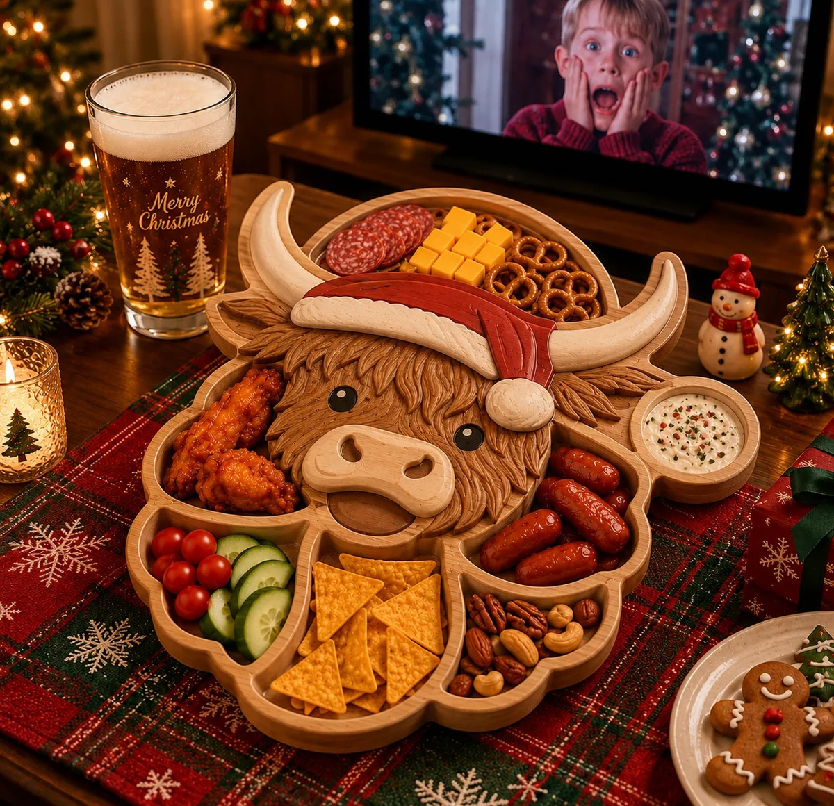 🔥Last Day 49% OFF🎄 Christmas Snack Serving Tray