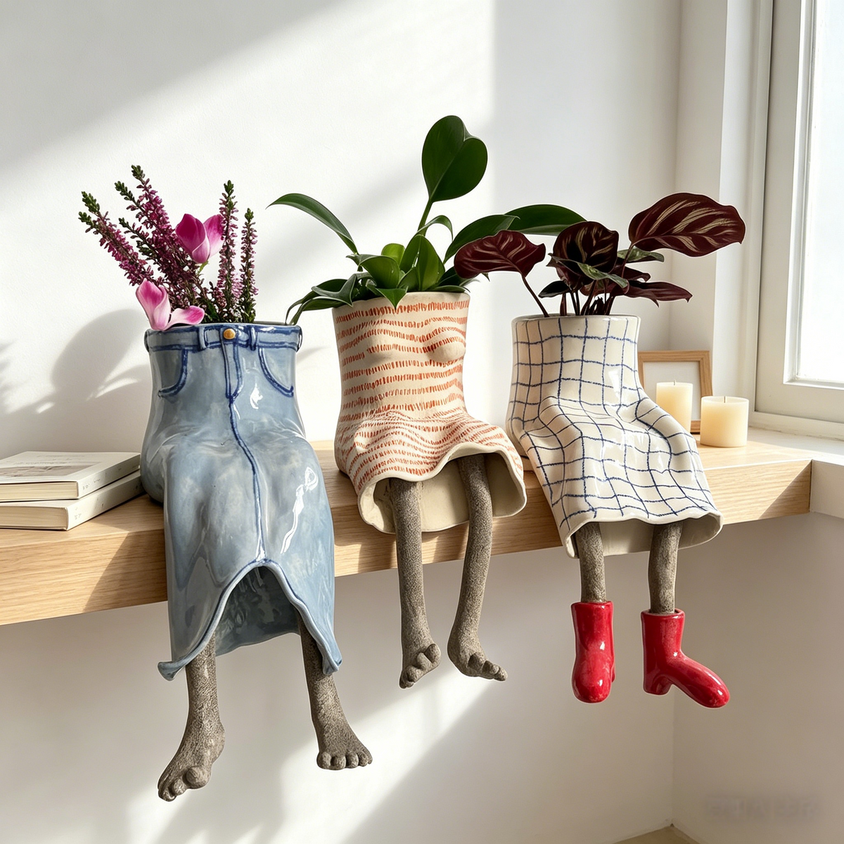 🪴✨Creative Sitting Planter Collection