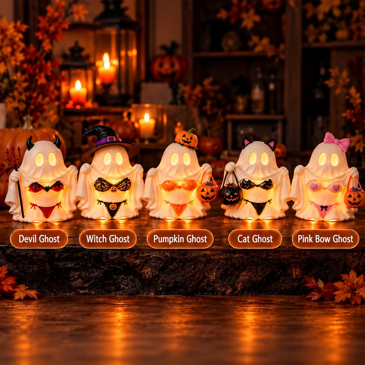 Cheeky Ghost Halloween Decor