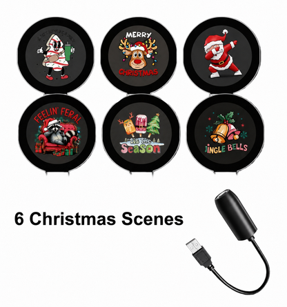 ✨Plug-&-Play HD Christmas Projector – 6 or 10 Festive Scenes(📦Buy 3 Free Shipping)