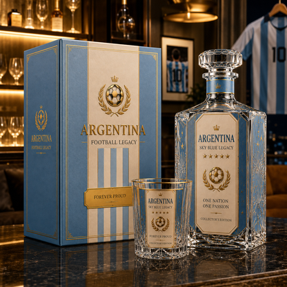 Argentina Football Legacy Collector’s Decanter Gift Set