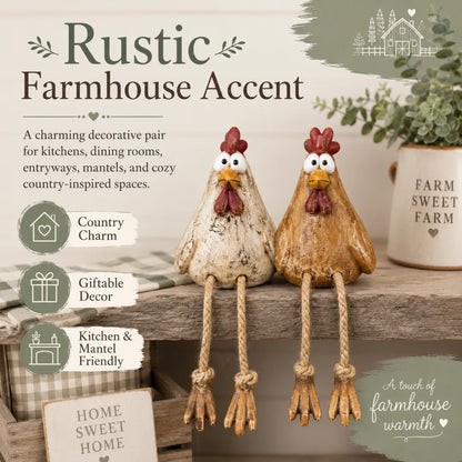 🎁Whimsical Farmhouse Flock Figurines — Charming Animal Pairs for Cozy Country Homes