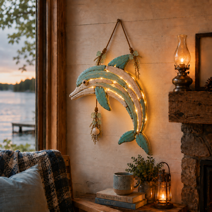 🌊Coastal Driftwood Ocean Animal Wall Decor