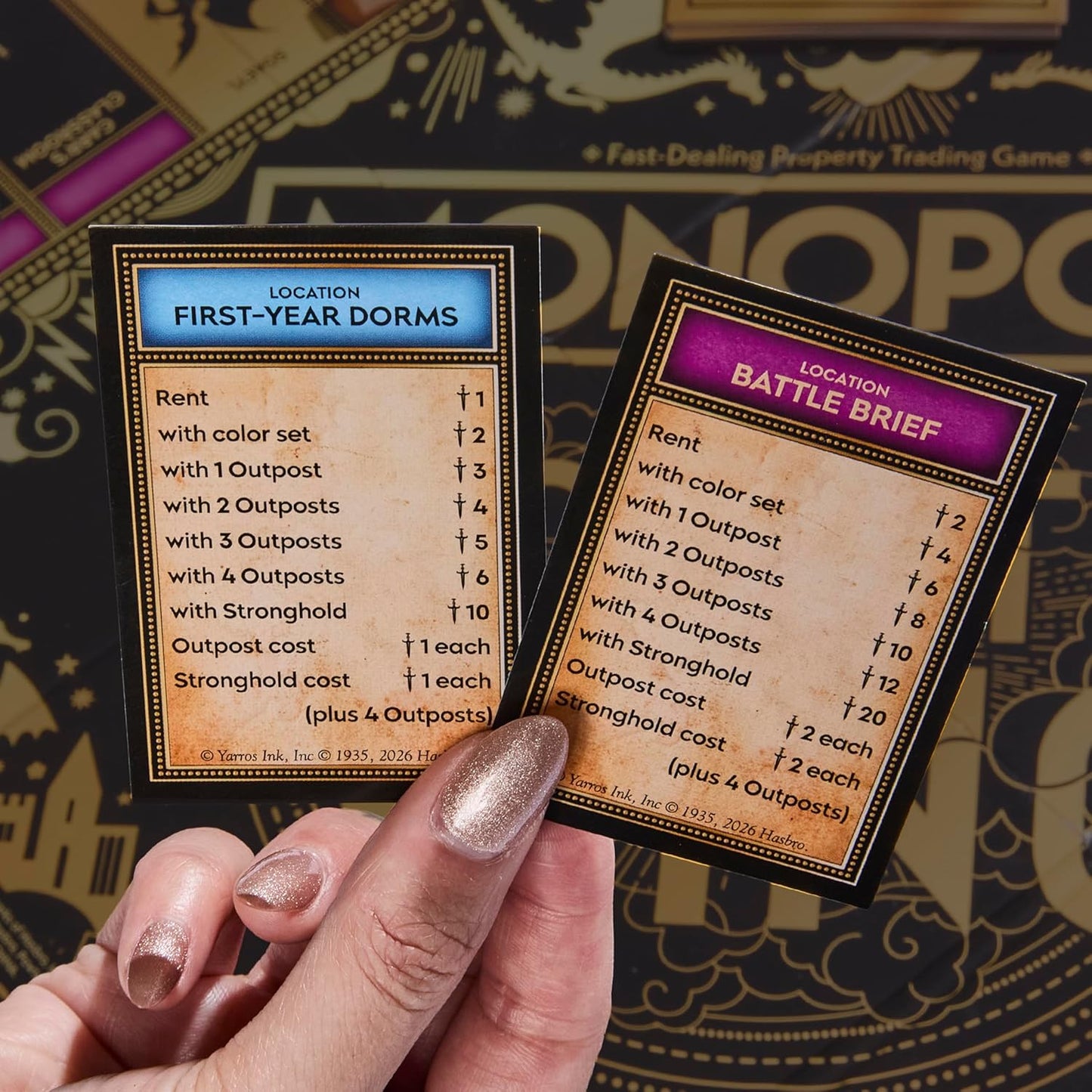 MONOPOLY: Fourth Wing Edition – Dragon Rider Fantasy Board Game
