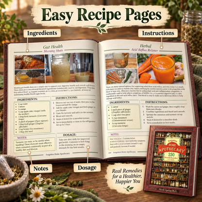 Forgotten Home Apothecary – 250 Powerful Remedies at Your Fingertips