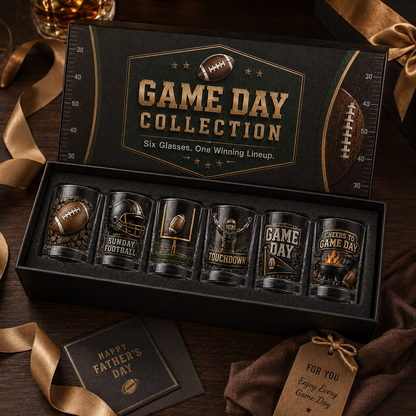 🏈 Game Day 3D Collector Glass Set