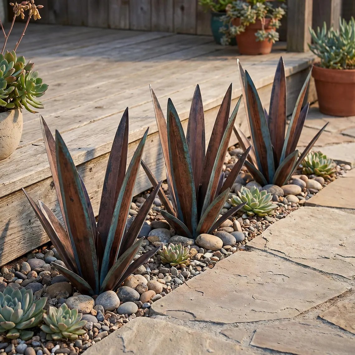 🔥LAST DAY 50% OFF✨Glowing Solar Agave Garden Light🌿