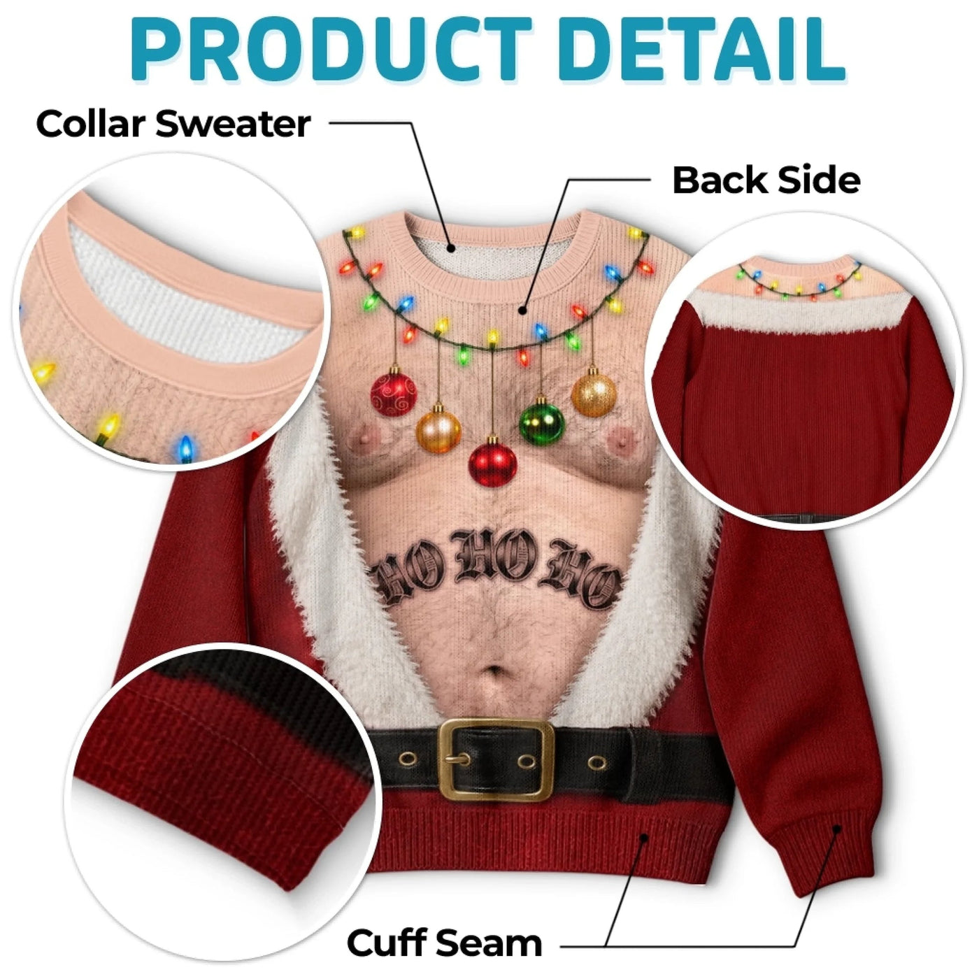 Funny Christmas sweater product details