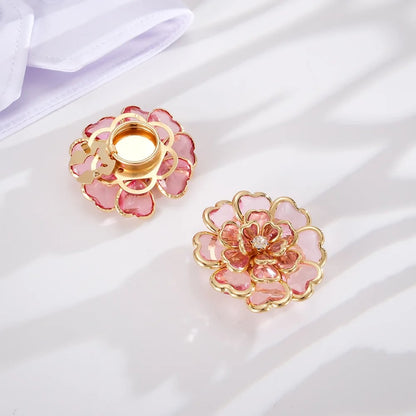 🌸 Flower Button Covers – Instant No-Sew Shirt & Blouse Upgrade