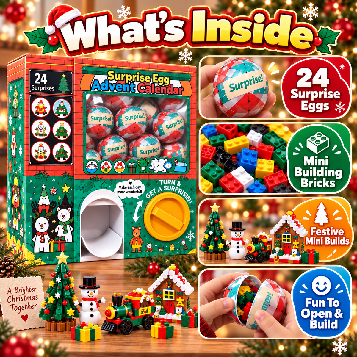 🎄North Pole Surprise Machine™ – 24-Day Christmas Advent Calendar