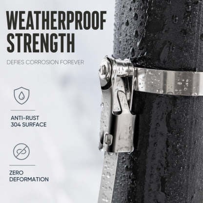 🔥LAST DAY 49% OFF - 🛠️Heavy Duty Stainless Steel Cable Tie with Flip Lock Buckle