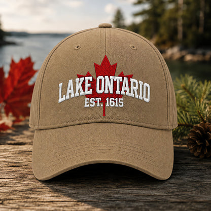 🍁Lake Ontario Forever – Heritage Embroidered Cap